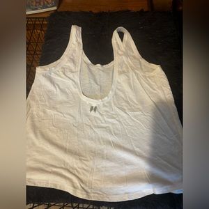 Two Victorias Secret tank tops. Two tops. Black and white. Size XL